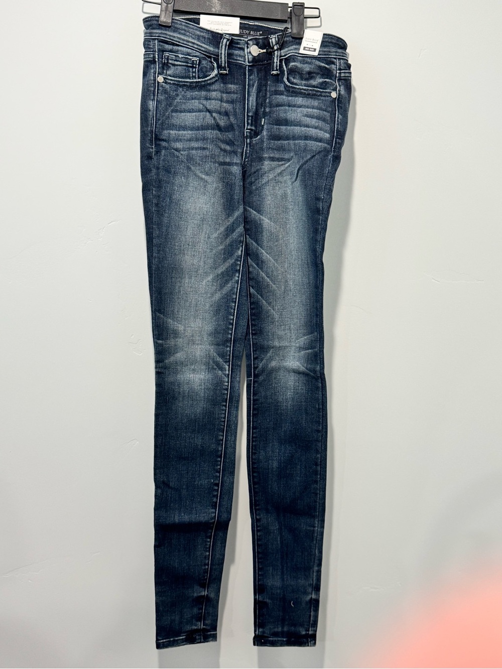 Judy Blue Skinny Jeans - Dark Indigo Fade